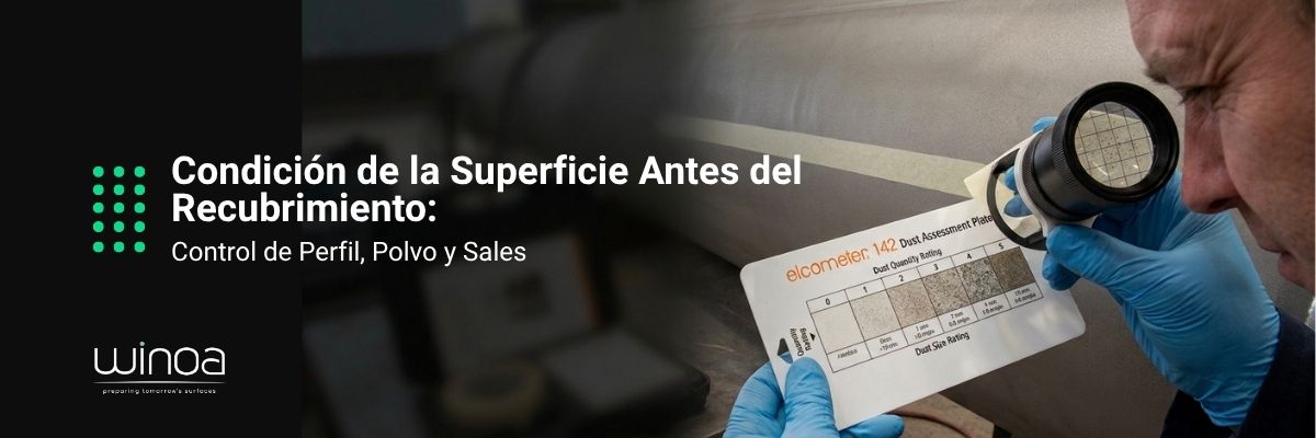 Condición de la Superficie Antes del Recubrimiento: Control de Perfil, Polvo y Sales