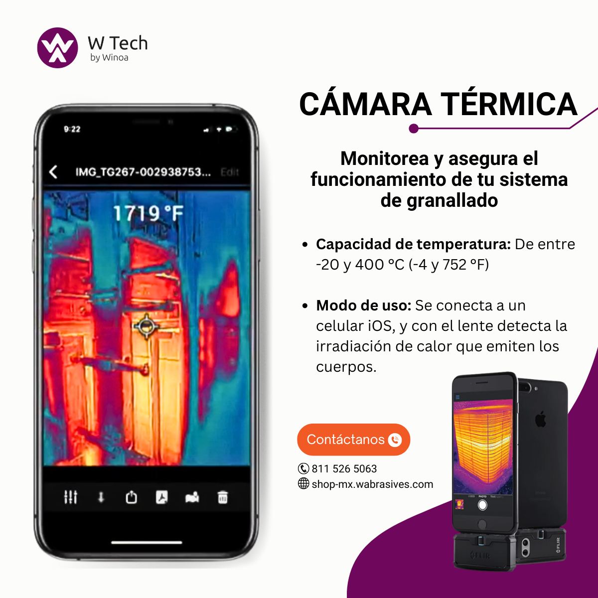 camara-termica-granallado-herramientas